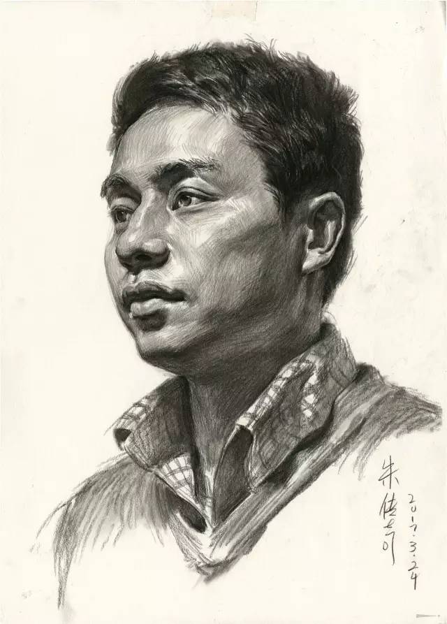 重庆十大画室素描教学｜美术生如何处理格子衬衫的褶皱？