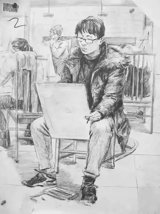 重庆美术培训班分享十年前的美院美术?？几叻志?，画成这样就能上美院？图二十一