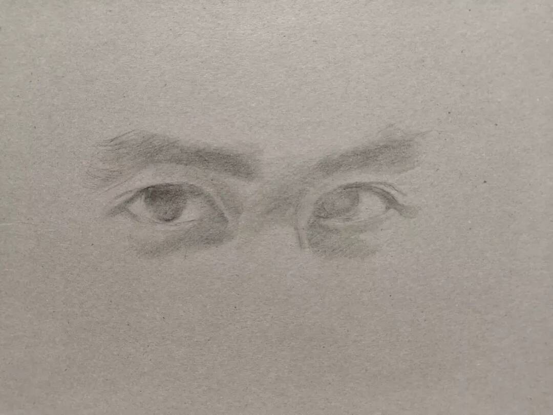 重庆美术培训画室教你画男神的眼睛！