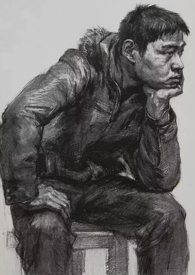 重庆美术培训班分享十年前的美院美术校考高分卷，画成这样就能上美院？图十二