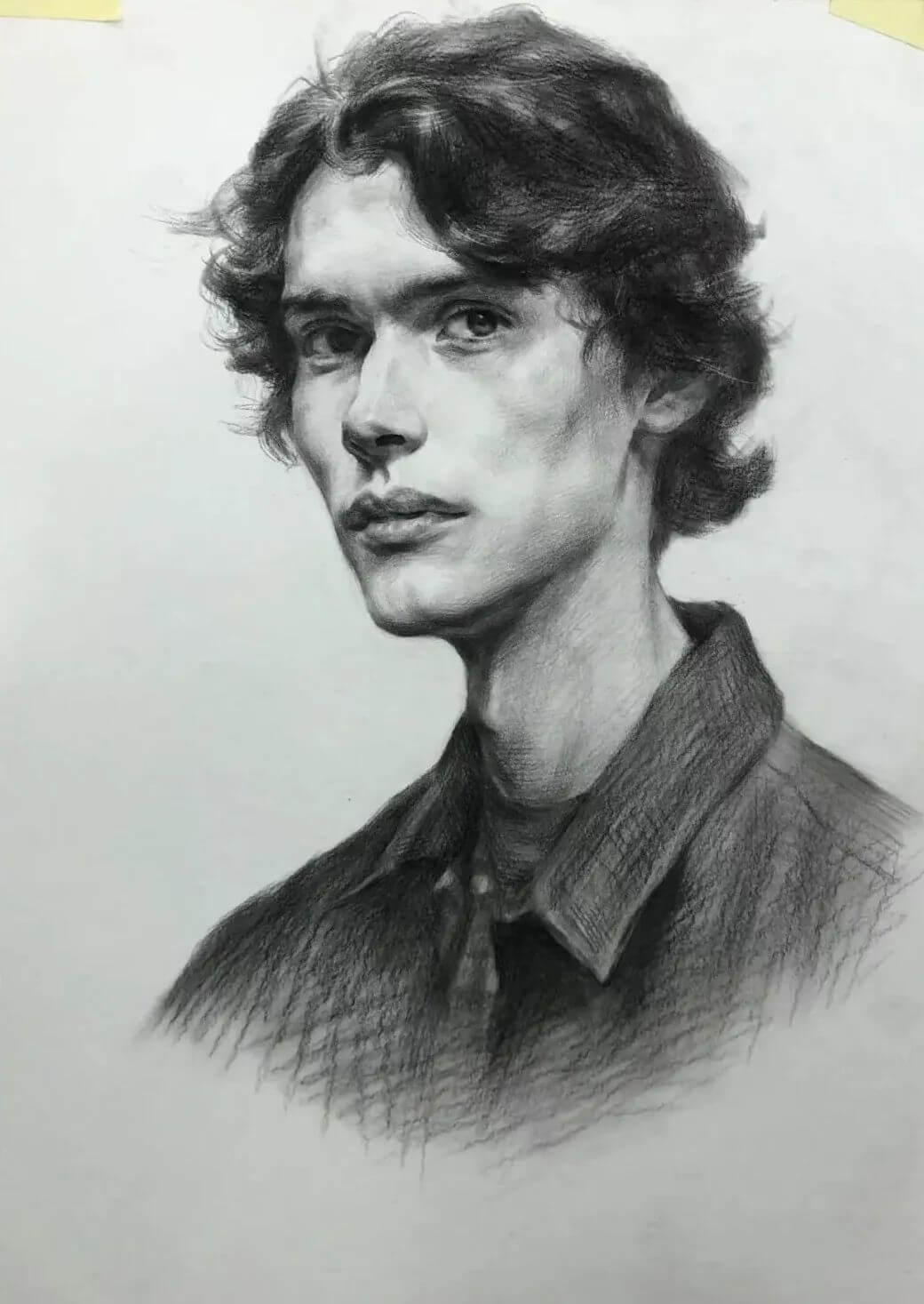 素描头像遇到瓶颈怎么办？来看看老师的作品吧！