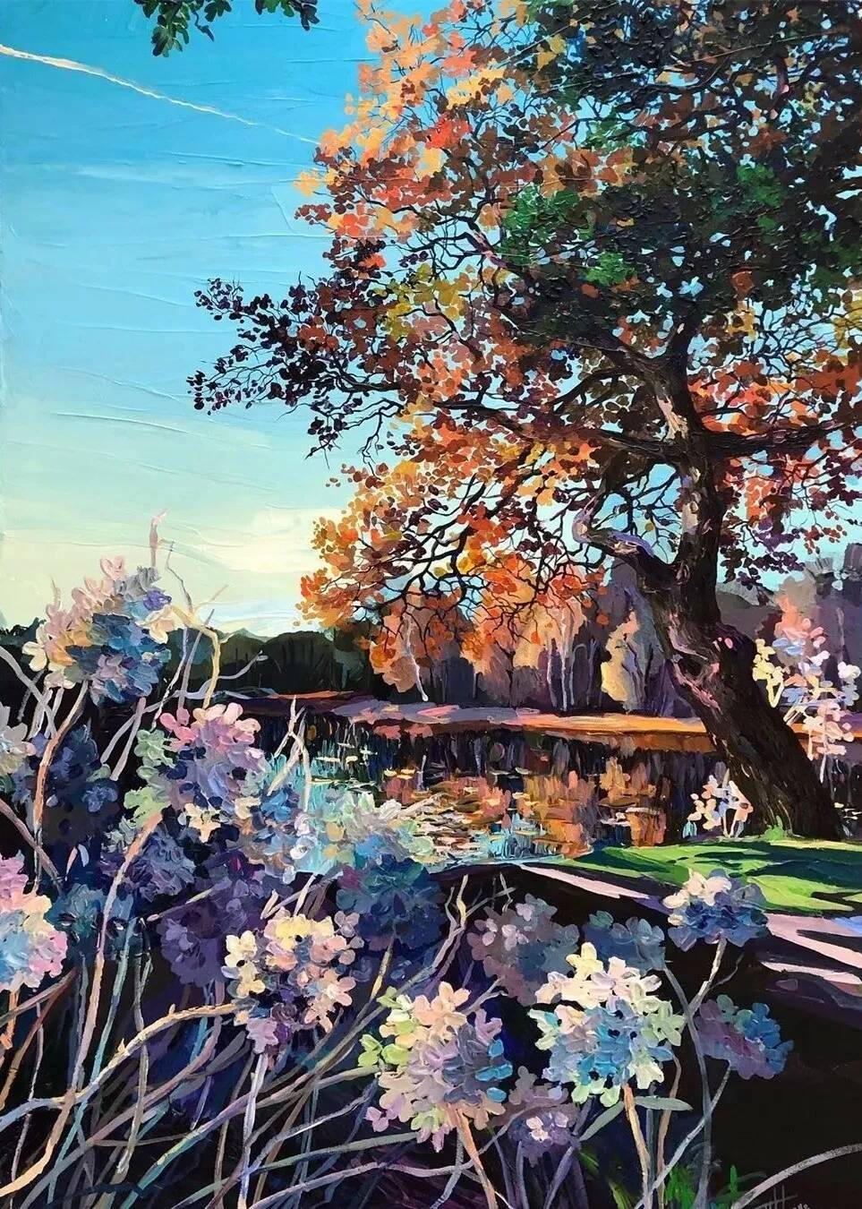 重庆美术培训画室带你来看一组，美到让人移不开眼的浪漫色彩画！