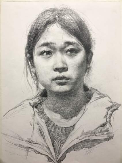 重庆十大画室素描教程｜正面素描头像的刻画要点！