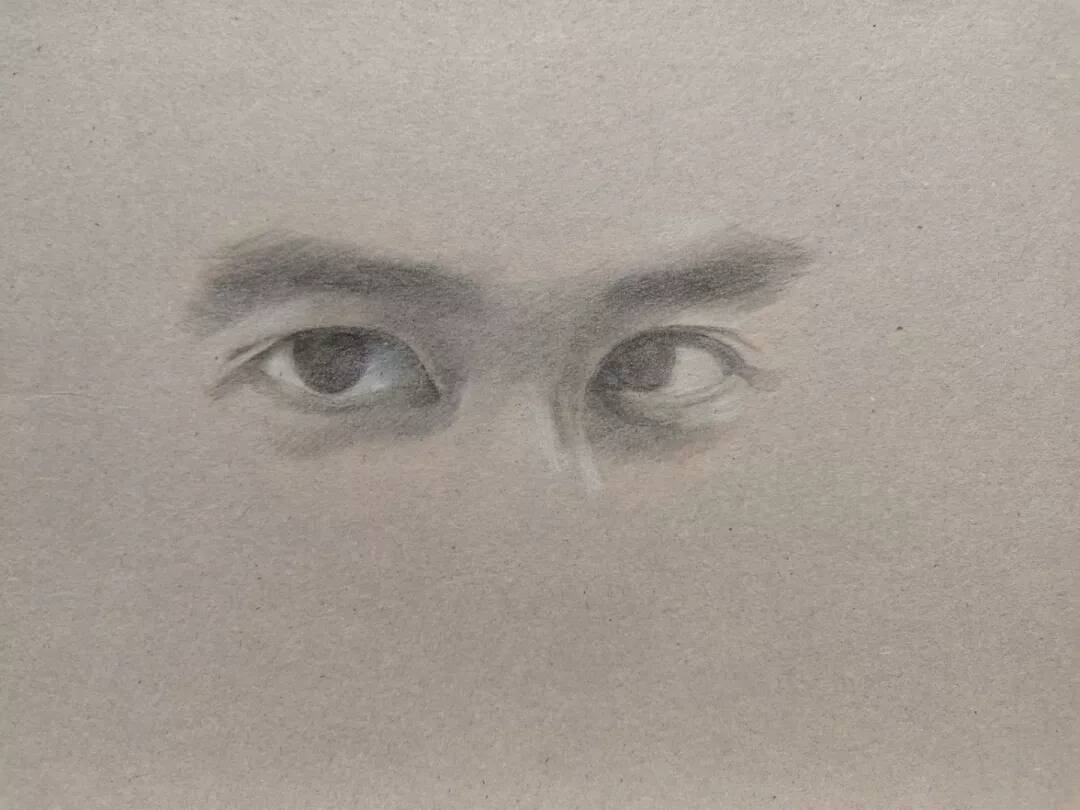 重庆美术培训画室教你画男神的眼睛！
