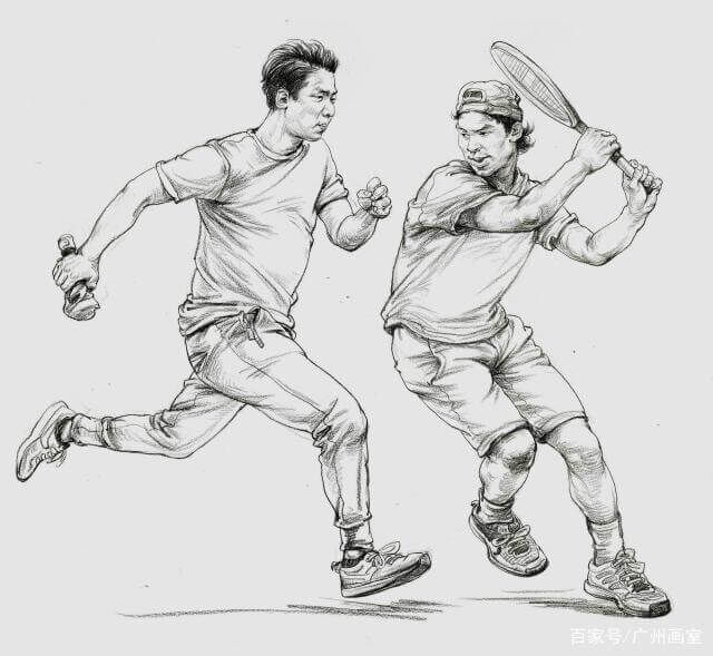 美术校考高分技巧：人物速写，最关键的一点“动态线”！