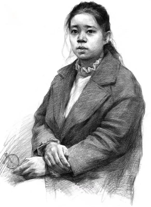重庆美术集训画室：美术生知道素描半身像带手，如何才能拿高分？