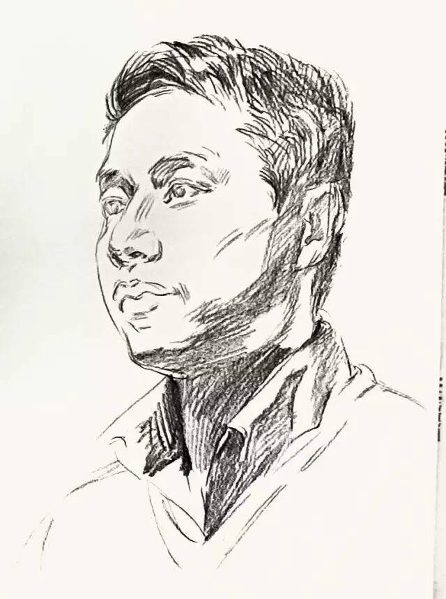 重庆十大画室素描教学｜美术生如何处理格子衬衫的褶皱？