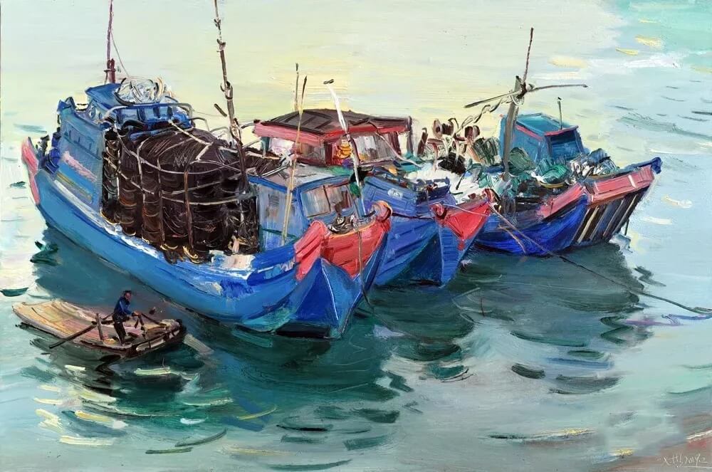 重庆美术集训画室带你开眼界啦，八大美院油画系教授作品大比拼！
