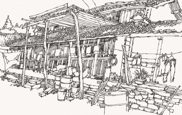 重庆美术培训画室：【风景速写】如何根据实际场景来决定绘画风格？