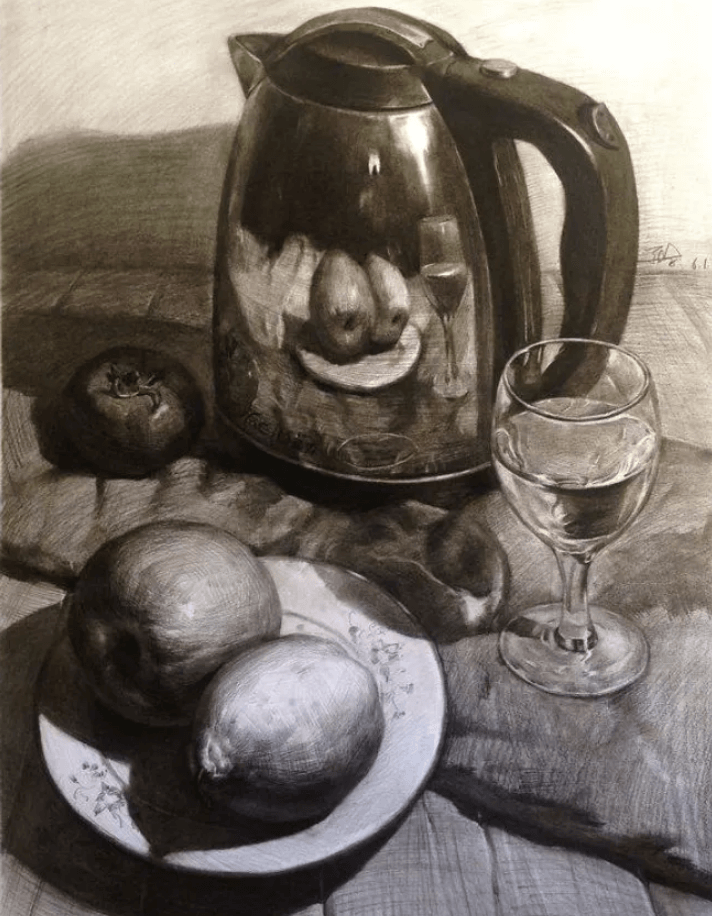 重庆美术集训画室美术生素描想拿高分，先学会这些技巧！