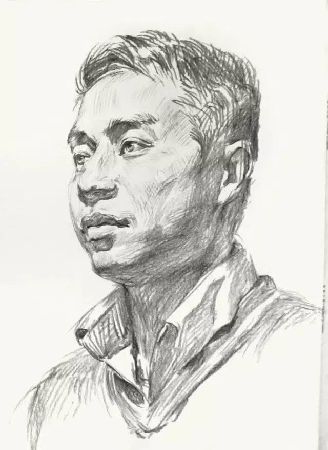 重庆十大画室素描教学｜美术生如何处理格子衬衫的褶皱？