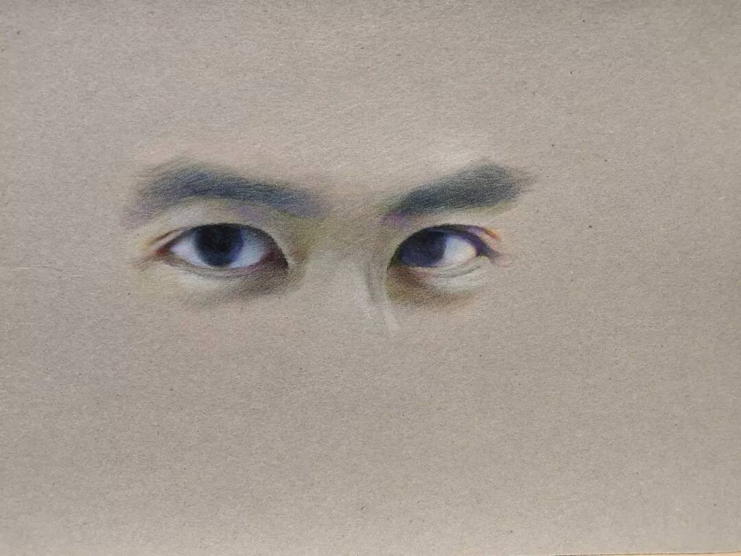 重庆美术培训画室教你画男神的眼睛！