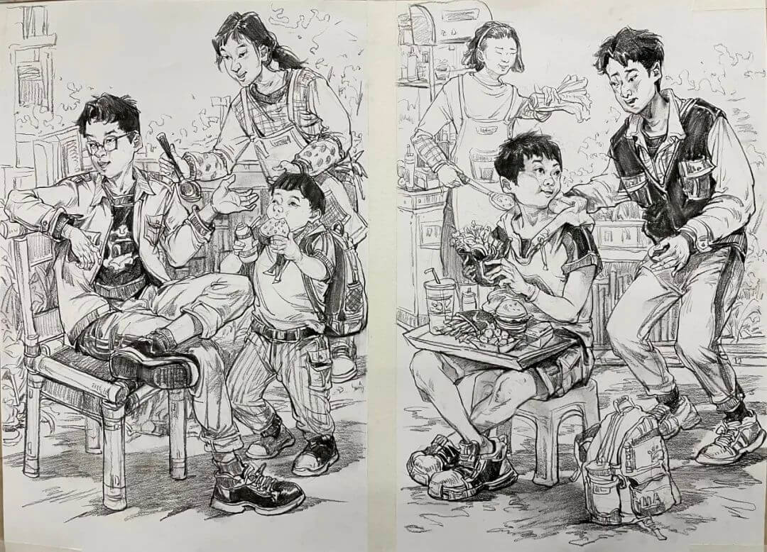 速写衣纹该怎么画？这几个绘画技巧重庆画室考生要掌握！