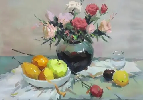 色彩静物总是画不好怎么办？重庆画室分析形体的重要性
