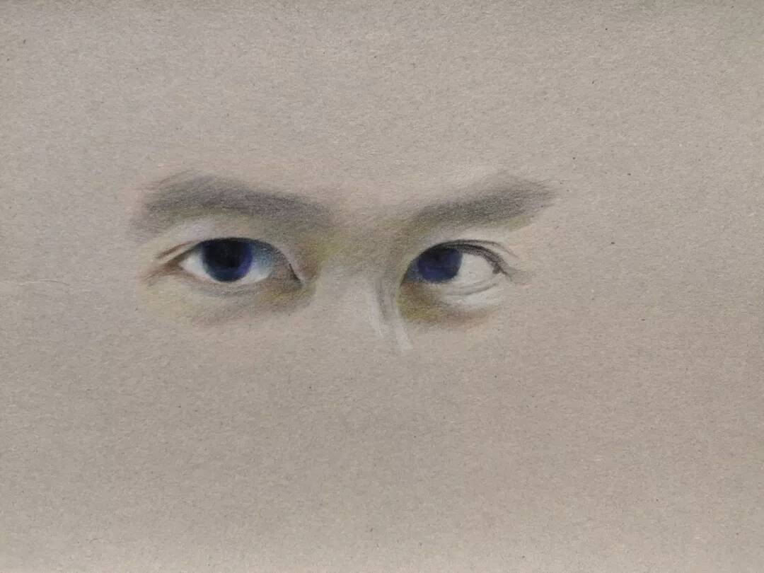 重庆美术培训画室教你画男神的眼睛！