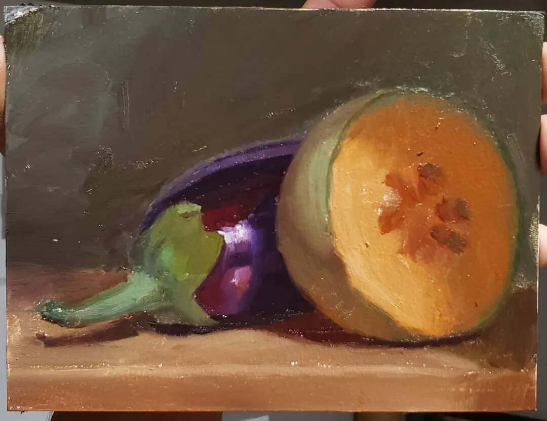 重庆美术培训画室带你欣赏既写实又有意境的素描和色彩作品！