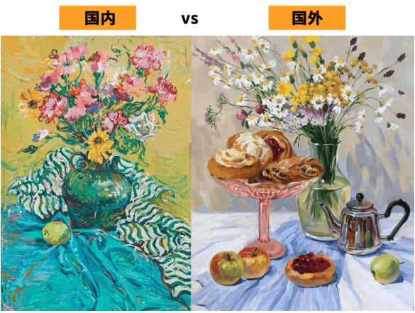 色彩大对比！国内美院VS国外美院，谁能技高一筹？图八
