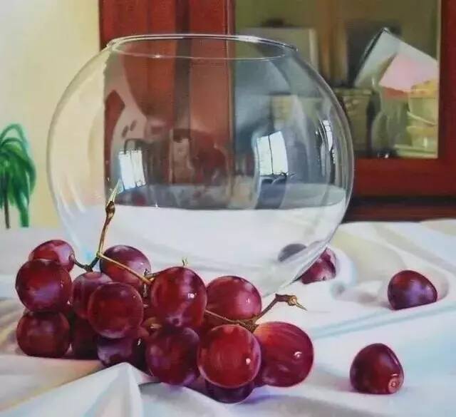 重庆美术培训画室带你来看三位超精微油画的高手， 最年轻仅十六岁！