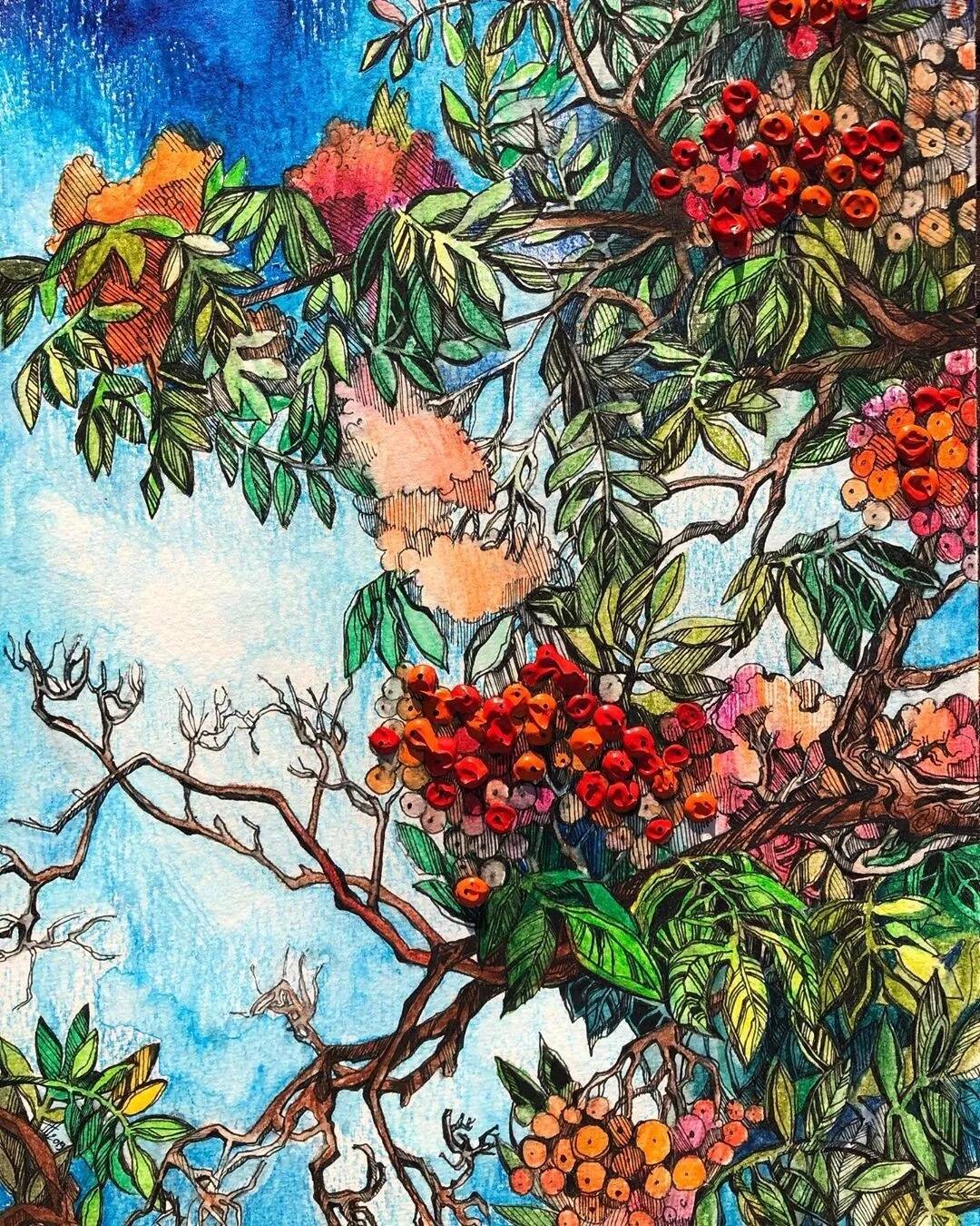 重庆美术培训画室带你来看一组，美到让人移不开眼的浪漫色彩画！