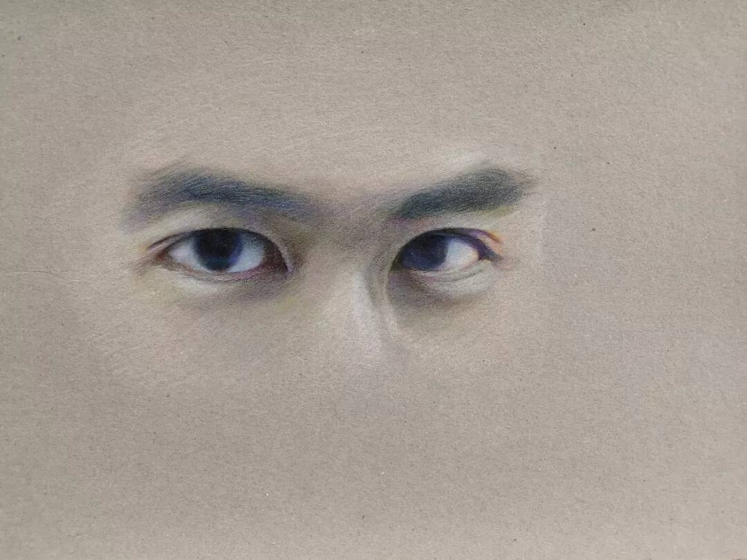 重庆美术培训画室教你画男神的眼睛！