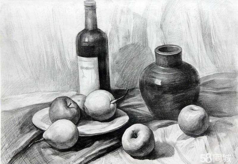 为什么美术培训学素描一定先从几何体开始画？又为什么要从素描开始学？图一