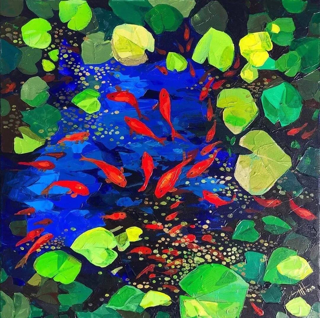 重庆美术培训画室带你来看一组，美到让人移不开眼的浪漫色彩画！