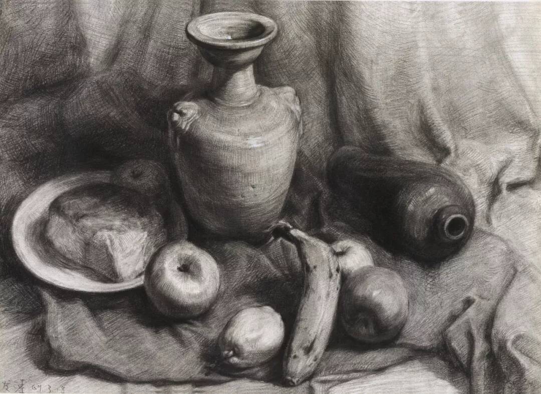 艺考动荡| 重庆美术集训画室带你看看素描静物怎么画？