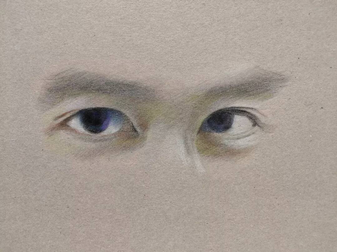 重庆美术培训画室教你画男神的眼睛！