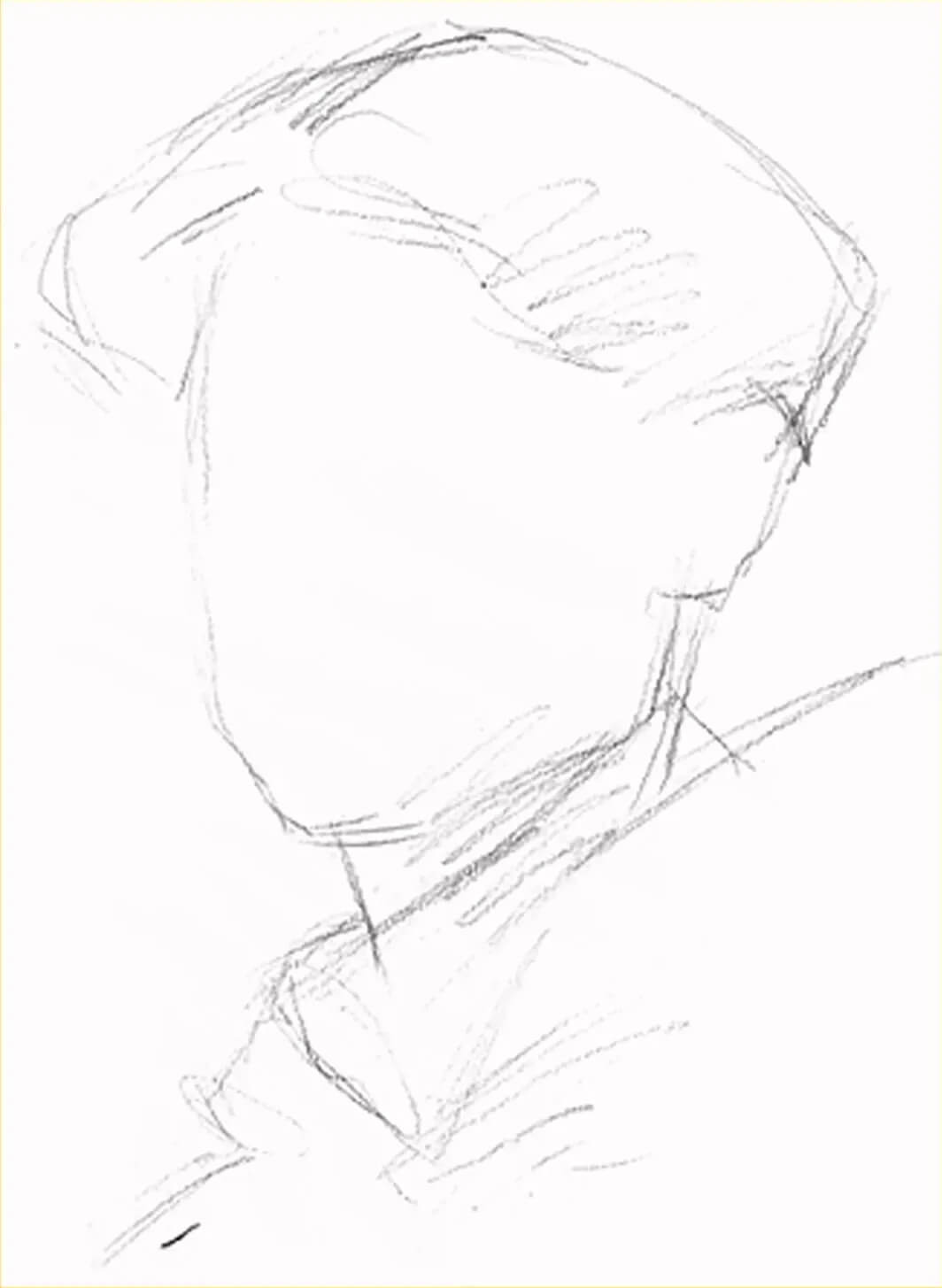 重庆美术培训学校实操画法|用结构素描去画素描头像！图二