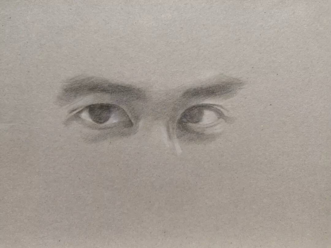 重庆美术培训画室教你画男神的眼睛！